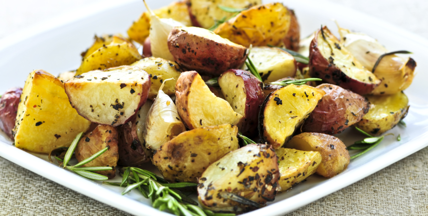 geroosterde aardappel