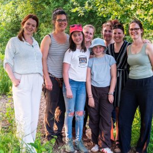 Vrijwilligers van het Voedselbos Oosterlindeveld - © Socius