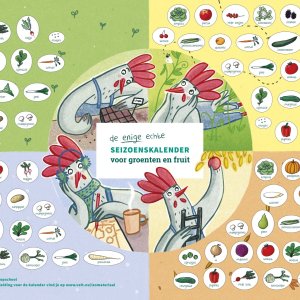 Seizoenskalender ingevuld